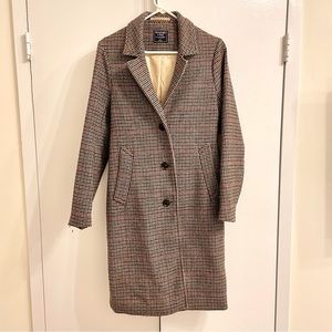 Abercrombie Wool Blend Dad Coat